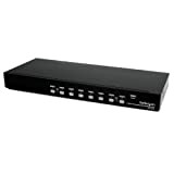 StarTech.com Switch KVM DVI - Commutateur KVM USB DVI 8 Ports à Montage en Rack 1U - Switch KVM USB DVI ...