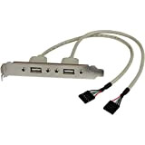 StarTech.com USBPLATE Adaptateur de plaque femelle 2 ports USB A