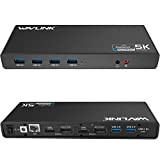 Station d'accueil Universelle WAVLINK USB 3.0 / USB C Prend en Charge Deux Sorties vidéo 4K pour Ordinateur Portable ou ...