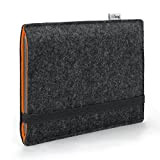 Stilbag e-Reader Étui FINN pour Kobo Aura H2O - Edition 2 | Feutre de Laine Anthracite/Orange | Housse de Protection ...