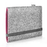 Stilbag e-Reader Étui FINN pour Kobo Aura One | Feutre de laine gris clair/rose | Housse de protection Made in ...