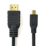 subtel Câble Micro HDMI Type D 1.5m Compatible avec FujiFilm X-T3 X-T30 X-T2 X-T20 X-T100 X100f X100t Fuji X-E3 X-A10 ...