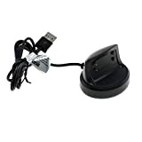 subtel® Câble USB Transfert de Data Compatible avec Montre connectée Samsung Gear Fit 2 (SM-R360) / Gear Fit 2 Pro ...