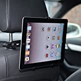 subtel® Support Voiture tablettes 360° pour l'appuie-tête/Le siège arrière 7"-11" (iPad 1 2 3 4 iPad Air 1 2 Mini, ...