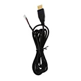 SUCHUANGUANG Fil de Remplacement de câble de Souris USB en Nylon tressé Durable plaqué Or pour câble de Remplacement de ...