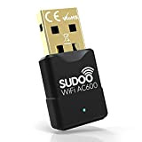 Sudoo Clé wifi mini 802.11ac AC600 USB Wifi adaptateur Internet, dongle Internet Realtek RTL8811CU, double bande 2,4 GHz ou 5 ...