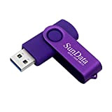 SunData Clé USB 32 Go USB 3.0 Flash Drive Mémoire Stick Rotation Stockage Données USB 3.0 up to 90Mo/s, (Pack ...