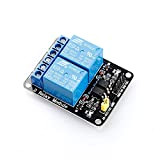 SUNFOUNDER 2 Channel DC 5V Relay Module with Optocoupler Low Level Trigger Expansion Board Compatible with Arduino R3 Mega 2560 ...