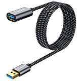 SUNGUY Cable Rallonge USB 3.0，1.5M Câble Extension Mâle A vers Femelle A 5Gbps Compatible pour Clé USB, Hub USB, Disque ...