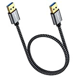 SUNGUY Câble USB 3.0, 0.5M Type A Mâle vers Mâle Câble 5Gbps SuperSpeed pour Disque Dur Boîtier Externe, DVD, Refroidisseur ...