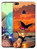 Sunrive Coque Compatible avec Huawei P8 Lite 2017/P9 Lite 2017, Sunrive Silicone Étui Housse Protecteur Souple Gel Transparent Back Case(X ...
