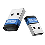 sunshot Adaptateur USB A vers USB C,Pack de 2 Convertisseurs TypeC vers A,Adaptateur USB Type C Femelle vers USB OTG ...