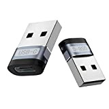 sunshot Adaptateur USB A vers USB C,Pack de 2 Convertisseurs TypeC vers A, Adaptateur USB TypeC Femelle vers USB OTG ...