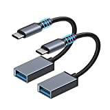 sunshot Adaptateur USB C vers USB 3.0 Pack de 2 Câble OTG Type C Adaptateur Thunderbolt 3 vers USB Femelle ...