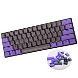 Sunzit Keycaps, 61 Keycaps Backlight PBT Keycap pour GH60 / RK61 / ALT62 / Annie/Keyboard Poker Keys (Le Clavier n'est ...