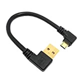 Superior ZRL® Câble USB de charge rapide 2.0 mâle coude à angle droit 90 degrés vers câble de données micro USB mâle ...