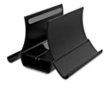 Support Vertical pour Ordinateur Portable Laptop Largeur Réglable 0-30 mm Verrouillage Automatique par Gravité avec Support de Tablette Smartphone, pour ...