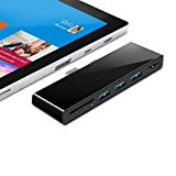 Surface Pro 4/ Pro 5/ Pro 6 Station d'accueil Hub avec adaptateur HDMI 4K + 3 ports USB 3.0 (5 ...