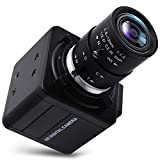 Svpro Webcam 4K Ultra HD 2,8-12 mm Objectif varifocal USB Mini webcam 3840 x 2160 @ 30 fps Zoom optique ...