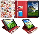 Sweet Tech Archos 70 Platinum 3G 7" Tablette Plusieurs Animal Universel 360° Rotation Étui Coque Housse avec Fentes de Cartes ...