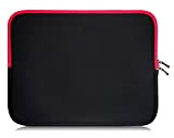 Sweet Tech Noir / Rouge Néoprène Housse Coque adapté pour Yonis 7 Pouces Android Tablette