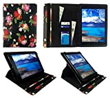 Sweet Tech Samsung Galaxy Tab S2 9.7" Wi-FI SM-T813 / SM-T819 Tablette Rose Jardin Nuit Universel 360° Rotation Étui Coque ...
