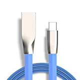 Sweet Tech USB Type-C Câble à USB 2.0 (3.3ft) Bleu Câble de Charge Fort en Alliage 3D pour Maze Comet