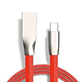 Sweet Tech USB Type-C Câble à USB 2.0 (3.3ft) Rouge Câble de Charge Fort en Alliage 3D pour GoPro Hero ...