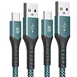 sweguard Câble USB C [2 pièces 1m] câble de charge USB C pour Samsung Galaxy S10 S9 S8 plus, Câble ...