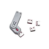 Syba Blocage de port USB avec clé et serrures USB Rouge