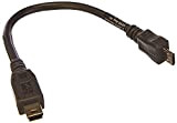 System-S Câble Adaptateur Mini USB (mâle) vers Micro USB (mâle) env. 10 cm