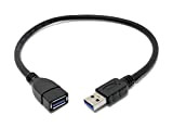 System-S Câble d'extension USB 3.0 type A (mâle) vers USB 3.0 type A (femelle) 30 cm