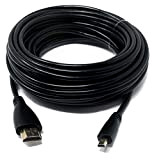 System-S Câble HDMI mâle vers micro mâle Noir 10 m