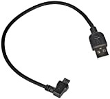 System-S Câble Micro USB câble de données Fiche coudée et câble de Chargement coudée à 90 ° 20 cm
