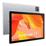 Tablette 10.1 Pouces Android 11, 1,6 GHz Quad Core, 32Go, Bluetooth, Wi-FI, 6000mAh Batterie IPS HD Tablette Tactile