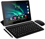 Tablette Tactile 10 Pouces 8 Core TOSCiDO Android 11 Tab Gris,4Go RAM/ 64Go ROM,4G LTE Double SIM,GPS,WiFi,Clavier Bluetooth,Souris,Étui pour Tablette ...