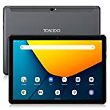 Tablette Tactile 10 Pouces Android 11 HD IPS-TOSCiDO 4G LTE Tablettes avec 8 Cœurs 1.6GHz,4Go RAM 64Go ROM,128Go Extensible,Dual SIM,GPS,WiFi,Bluetooth,5000mAh,Type-c(Gris)