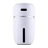 TangLong Umidificatore a LED diffuseur Portable pour Mini-Lecteur USB pour Lecteur Audio-vidéo Automatique pour Ordinateur Portable Automatique-Blanc