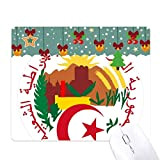 Tapis de souris Algiers avec emblème national de l'Algérie