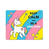 Tapis de souris Unicorn Keep Calm and be a Unicorn I dv_145 I 24 x 19 cm I tapis de ...