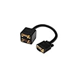 TBI ITB cmgak513001 Adaptateur de câble – Adaptateur pour câble (VGA, 2 x VGA, Noir, mâle/Femelle, Or)