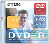 TDK - 1 x DVD-R 4.7 GB 8X - étui à Bijoux - Support de Stockage