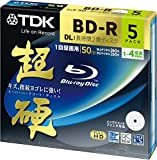 TDK Blu-ray BD-R Disque Surface à revêtement dur et très DL 50 Go 4 x 10–Lot de 5 (Japon Allemagne)