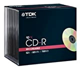 TDK CD-R x 10 700 Mo