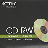 TDK High-Speed 1 x CD-RW 700 Mo 4x 12x support de stockage