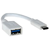 TECHGEAR Câble Adaptateur OTG USB Type C 3.1 Compatible pour Samsung Galaxy Note 20, 20 Plus, Note 10/9/8 Samsung A22 ...
