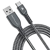 TECHGEAR Câble USB-C Tressé Chargeur/Transfert de Données Ultra Résistant Haute Durabilité (2M) Compatible avec iPad Pro 12.9 ET iPad Pro ...