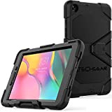 TECHGEAR G-Shock Étui pour Samsung Galaxy Tab A 8,0 Pouces 2019 (SM-T290 SM-T295) Coque Rigide, Haute Protection Anti-Choc avec Support ...