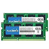 TECMIYO Lot de 2 Barrettes de mémoire RAM pour Ordinateur Portable 4 Go (2 x 2 Go) PC2 5300s Sodimm ...