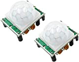 TECNOIOT 2pcs SR501 HC-SR501 HCSR501 Adjust IR Motion Sensor